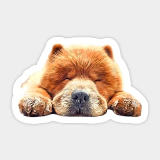 Chow Chow Paws Sticker